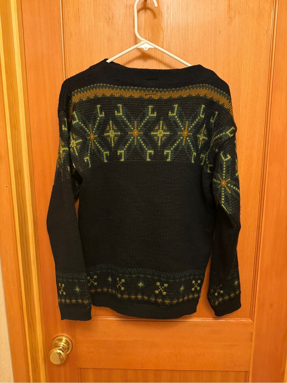 Vintage Norvyk Wool Nordic Sweater - Unisex S